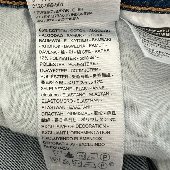 Women's Levi 710 Super-Skinny Jeans | 30x30 - Picture 11 of 12